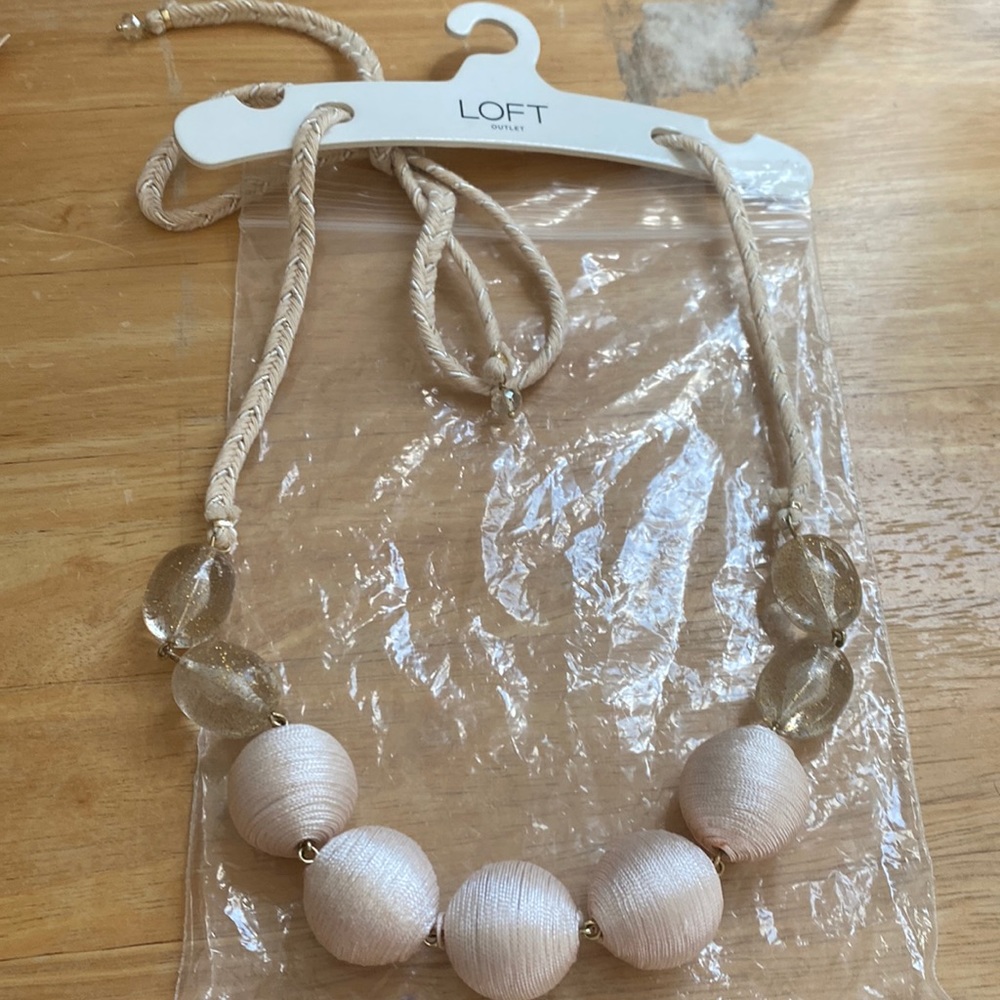 NWOT Loft Beaded Necklace